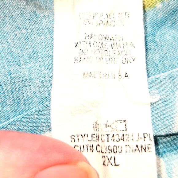 Celeste 2X Black Floral Women's Sleeve Top Shirt Blouse Plus Sz 18W 20W XXL 2XL - Picture 4 of 6